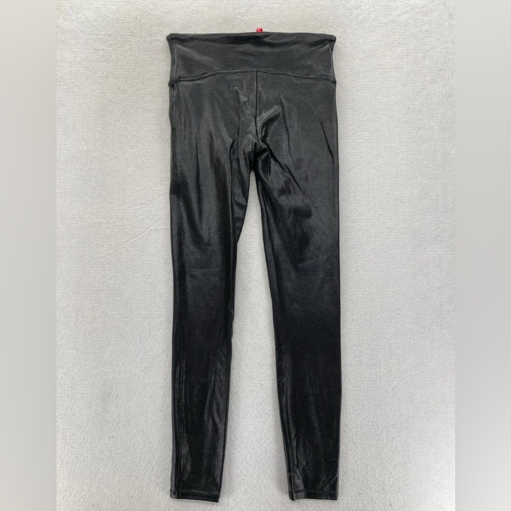 Spanx Snakeskin contouring Leggings Black Large